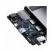 Baseus Metal Gleam Series HUB 4-i-1 USB Typ C - 3 x USB 3.2 Gen. 1 / RJ45 (WKWG070113)