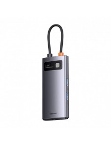 Baseus Metal Gleam Series HUB 4-i-1 USB Typ C - 3 x USB 3.2 Gen. 1 / RJ45 (WKWG070113)