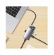 Baseus Metal Gleam Series HUB 4-i-1 USB Typ C - 3 x USB 3.2 Gen. 1 / RJ45 (WKWG070113)