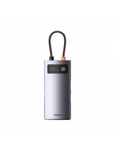 Baseus Metal Gleam Series HUB 4-i-1 USB Typ C - 3 x USB 3.2 Gen. 1 / RJ45 (WKWG070113)
