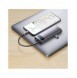 Baseus Metal Gleam Series HUB 4-i-1 USB Typ C - 3 x USB 3.2 Gen. 1 / RJ45 (WKWG070113)