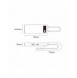 Baseus Metal Gleam Series HUB 6-i-1 dockningsstation USB Typ C - 1 x HDMI / 3 x USB 3.2 Gen. 1 / 1 x Strömförsörjning / 1 x VGA