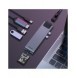 Baseus Multifunctional HUB 7in1 USB C Thunderbolt Dockningsstation (MacBook Pro 2016/2017/2018) grå