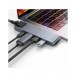 Baseus Multifunctional HUB 7in1 USB C Thunderbolt Dockningsstation (MacBook Pro 2016/2017/2018) grå