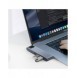 Baseus Multifunctional HUB 7in1 USB C Thunderbolt Dockningsstation (MacBook Pro 2016/2017/2018) grå