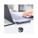 Baseus Multifunctional HUB 7in1 USB C Thunderbolt Dockningsstation (MacBook Pro 2016/2017/2018) grå