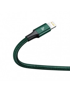 Baseus Rapid 3in1 USB Typ C - USB Typ C / Lightning / micro USB-kabel 20 W 1,5 m grön (CAMLT-SC06)