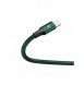 Baseus Rapid 3in1 USB Typ C - USB Typ C / Lightning / micro USB-kabel 20 W 1,5 m grön (CAMLT-SC06)