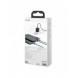 Baseus Rapid 3in1 USB Typ C - USB Typ C / Lightning / micro USB-kabel 20 W 1,5 m grön (CAMLT-SC06)