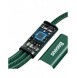 Baseus Rapid 3in1 USB Typ C - USB Typ C / Lightning / micro USB-kabel 20 W 1,5 m grön (CAMLT-SC06)