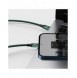 Baseus Rapid 3in1 USB Typ C - USB Typ C / Lightning / micro USB-kabel 20 W 1,5 m grön (CAMLT-SC06)