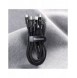 Baseus Rapid 3in1 USB Typ C - USB Typ C / Lightning / micro USB-kabel 20 W 1,5 m grön (CAMLT-SC06)