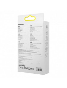 Baseus StarJoy HUB 6-portars USB-C - 3x USB-A / 1x HDMI / 1x RJ45 / 1x USB-C PD grå