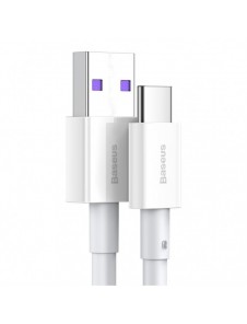Baseus Superior kabel USB - USB TypeC 66 W 6A 2 m Vit (CATYS-A02)