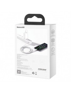 Baseus Superior kabel USB - USB TypeC 66 W 6A 2 m Vit (CATYS-A02)