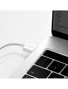 Baseus Superior kabel USB - USB TypeC 66 W 6A 2 m Vit (CATYS-A02)