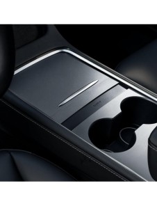 Baseus T-Space Series USB HUB för Tesla Model 3/Y med inbyggd 45W USB C-kabel - Svart