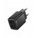 Baseus Compact laddare 2x USB 10,5W svart (CCXJ010201)