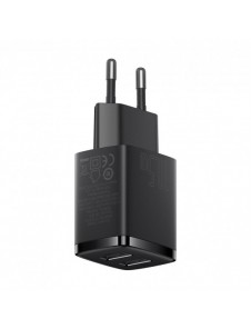 Baseus Compact laddare 2x USB 10,5W svart (CCXJ010201)