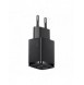 Baseus Compact laddare 2x USB 10,5W svart (CCXJ010201)