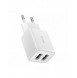 Baseus Compact laddare 2x USB 10,5W vit (CCXJ010202)