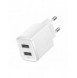 Baseus Compact laddare 2x USB 10,5W vit (CCXJ010202)