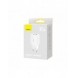Baseus Compact laddare 2x USB 10,5W vit (CCXJ010202)
