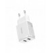 Baseus Compact laddare 2x USB 10,5W vit (CCXJ010202)