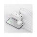 Baseus Compact laddare 2x USB 10,5W vit (CCXJ010202)