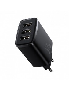 Baseus Compact laddare 3x USB 17W svart (CCXJ020101)