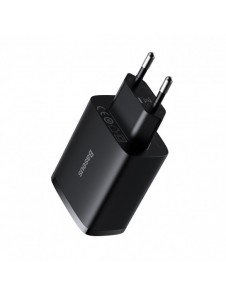 Baseus Compact laddare 3x USB 17W svart (CCXJ020101)