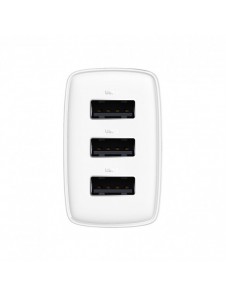 Baseus Compact laddare 3x USB 17W vit (CCXJ020102)