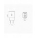 Baseus Compact laddare 3x USB 17W vit (CCXJ020102)
