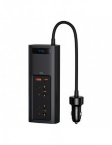 Baseus In-car Inverter 150W (220V CN/EU) svart (CRNBQ-A01)