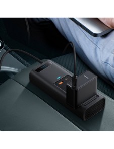 Baseus In-car Inverter 150W (220V CN/EU) svart (CRNBQ-A01)