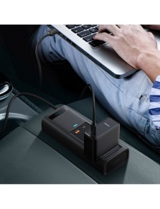 Baseus In-car Inverter 150W (220V CN/EU) svart (CRNBQ-A01)