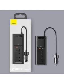 Baseus In-car Inverter 150W (220V CN/EU) svart (CRNBQ-A01)