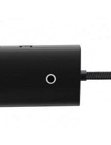 Baseus Lite Series HUB-adapter USB-A till 4xUSB-A 3.0 5Gb/s svart (WKQX030101)