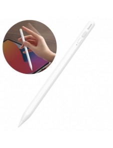 Baseus Capacitive Active Stylus Penna för iPad vit + USB Type C 3A 0,3 m kabel (SXBC000102)