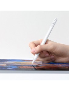 Baseus Capacitive Active Stylus Penna för iPad vit + USB Type C 3A 0,3 m kabel (SXBC000102)