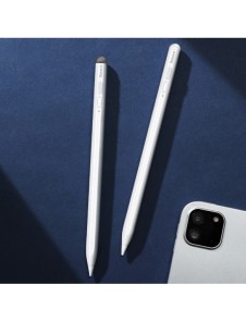 Baseus Capacitive Active Stylus Penna för iPad vit + USB Type C 3A 0,3 m kabel (SXBC000102)