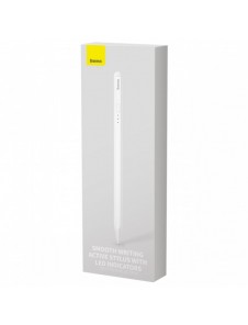 Baseus Smooth Writing aktiv styluspenna för iPad / iPad Pro / iPad Air vit (SXBC040102)