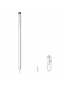 Baseus Smooth Writing aktiv styluspenna för iPad / iPad Pro / iPad Air med spets för kapacitiva skärmar vit (SXBC040002)