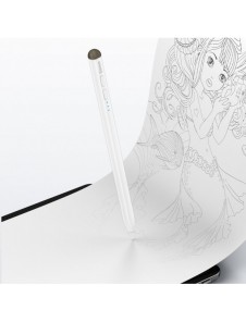 Baseus Smooth Writing aktiv styluspenna för iPad / iPad Pro / iPad Air med spets för kapacitiva skärmar vit (SXBC040002)