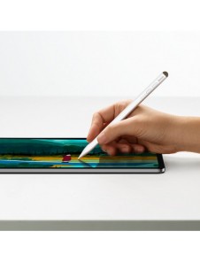 Baseus Smooth Writing aktiv styluspenna för iPad / iPad Pro / iPad Air med spets för kapacitiva skärmar vit (SXBC040002)