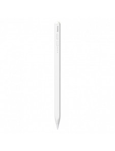 Baseus Smooth Writing Active Stylus-penna med LED-indikator för iPad vit + USB-C strömkabel 3A 0,3m och utbytbar spets Active (S