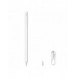 Baseus Smooth Writing Active Stylus-penna med LED-indikator för iPad vit + USB-C strömkabel 3A 0,3m och utbytbar spets Active (S