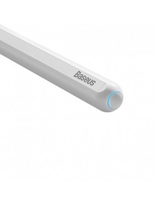 Baseus stylus med trådlös laddning för iPad vit + utbytbar spets