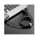 Baseus Cafule-kabel slitstark nylonkabel USB / Lightning QC3.0 1.5A 2M svart (CALKLF-CG1)