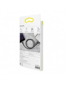 Baseus Cafule-kabel slitstark nylonkabel USB / Lightning QC3.0 1.5A 2M svart (CALKLF-CG1)